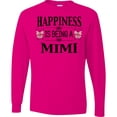 thumbnail image 3 of Inktastic Happiness is Being a Mimi with Butterflies Long Sleeve T-Shirt, 3 of 5