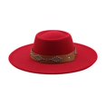 thumbnail image 3 of SRZYMJ Classic Western Felt Cowboy Cowgirl Hat for Women Men Wide Brim Belt Buckle Cowboy Hat, 3 of 3