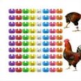 thumbnail image 3 of 80 Bandas para Patas de Pollo de 16 mm con 8 Colores, Coloridas Bandas para Patas de Identificación de Pollo Numeradas 01-80, Etiqueta para Patas de de Corral y Pato, 3 of 10