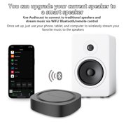 M20 Wireless Wi-Fi Audio Receiver — Multiroom Adapter with Bluetooth, AirPlay & DLNA Support, Ethernet RJ45 & IR Remote, Stream Spotify/Tidal to Existing Speakers