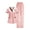 Rose Gold, variant on Scrubs Set for Women Medical Uniform Stretch V Neck Top & Straight Leg Pants with Pockets for Nurse Workwear Hot Pink