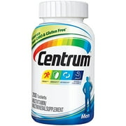 2 Pack Centrum Mens Multivitamin/Multimineral Supplement 200 Tablets Each