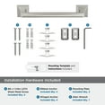 thumbnail image 3 of Amerock Mulholland Brushed Nickel 9 inch (229mm) Towel Bar, 3 of 6