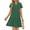 C-Green, variant on UVN Women Summer Dresses Short Sleeve V Neck Midi Dress Ladies Casual Beach A-Line Sundress with Pockets