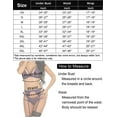 thumbnail image 3 of Avidlove Women Lace Lingerie Set with Garter Belts Strap Babydoll Bodysuit Bra and Panty Set Purple Small, 3 of 4
