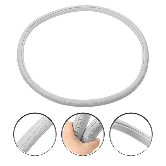 IBASETOY Replacement Wheel for Wheelchair PU Foam 1Pcs Grey