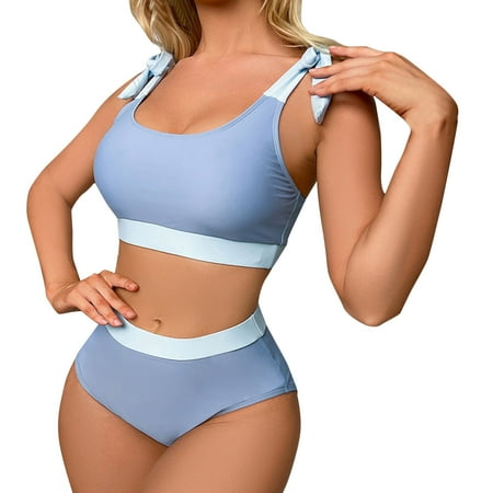 

KmaiSchai Tan Bathing Suit Bottoms Womens Swimsuit Color Block Lace High Waist Backless Bikini Swimsuit Swimsuit Womens Plus Size Board Shorts Junior Bathing Suits Shorts Sports Bra And Shorts Swims