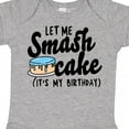 thumbnail image 4 of Inktastic Let Me Smash Cake Its My Birthday Boys Baby Bodysuit, 4 of 5