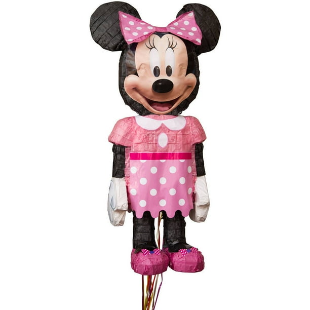 Disney Minnie Mouse Pinata, Shaped Pull String - Walmart.com - Walmart.com