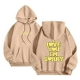 thumbnail image 7 of Shadoumai I Love You I'M Sorry Hoodies Sweatshirt For Women Letter Print Long Sleeve Teens Oversize Casual Fall Sweatshirt Clothes, 7 of 7