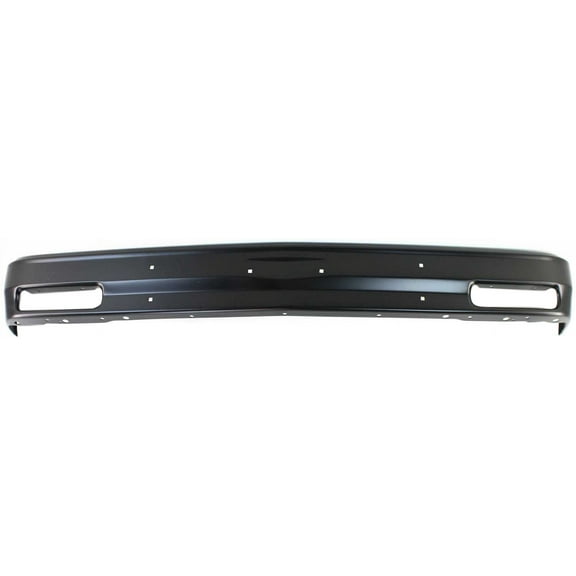 Bumper Compatible with CHEVROLET S10 BLAZER 1983-1994/S10 PICKUP 1982-1993 Black