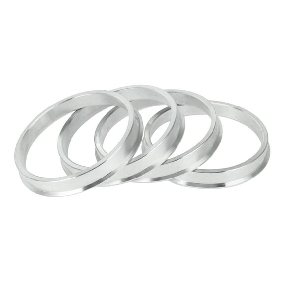 Unique Bargains Hub Centric Rings, 60.1mm ID to 66.45mm OD Vehicle Wheel Hubrings Aluminum Alloy, 4 Pcs