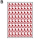 thumbnail image 2 of Pegatinas de tatuaje para cejas, pegatinas Nezha Ao Bing para la frente de niños y adultos, resistentes al agua, 2 of 2