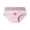 Pink, variant on Women's Cotton Mid Rise Tummy Control Panties Cartoon Print Breathable Stretch Underwear Multi Color Daily Light pink L