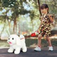 thumbnail image 3 of Peluche Easfan Walking White Dog con mando a distancia de 20 cm, 3 of 5