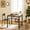 Black, variant on Dining Table Set for 2,Lofka 3 Piece Small Kitchen set,Breakfast Table with Storage & 2 Chairs for Small Spaces,Dorms,Coffee Bar Corner,Retro Brown