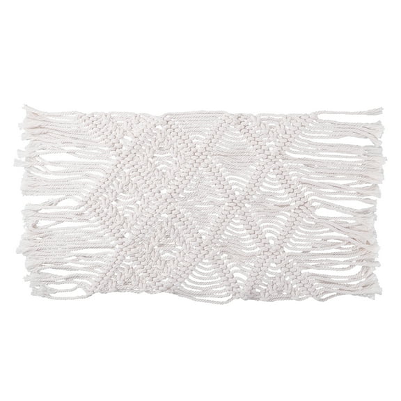 Guangmc Macrame Table Runner Hand-woven Boho Table Mat