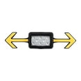 thumbnail image 1 of Intermitentes para casco de bicicleta, luces traseras recargables, luz de advertencia USB, luz trasera para casco Negro, 1 of 9