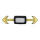thumbnail image 1 of Señales para casco de bicicleta, luz trasera de fácil instalación, control remoto inalámbrico, lámpara para casco, luz de advertencia nocturna Negro, 1 of 8