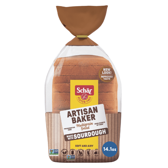 Schar Artisan Baker Multigrain Gluten Free Bread, Fresh, 14.1 oz