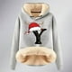 thumbnail image 4 of WILLBEST Sudadera para Mujer con Estampado de Letras Navideñas, de Lana Gruesa, Cálida para El Invierno Sudadera de Moda XX-Grande, 4 of 4