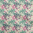 thumbnail image 1 of oneOone Velvet Green Fabric Leaves Craft Projects Decor Fabric Printed By The Yard 58 Inch Wide, 1 of 5