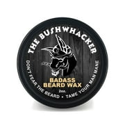 Badass Beard Care Beard Wax For Men - The Bushwhacker Scent, 2 oz - Softens Beard Hair, Leaves Your Beard Looking and Feeling More Dense
