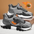 thumbnail image 2 of Men's Insulated High Top Winter Boots Warm Fleece Lined Outdoor Sneaker Boots Anti Slip for Daily Walking, 2 of 3
