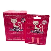 Pink Women Display Pussycat Capsules, 24 Double Paper Cards, Pack of 48 Pills |Full Box– Honey Alternative – Powerful Formula