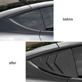 thumbnail image 3 of 2PCS Side Window Louvers Trim, Side Window Spoiler    Splitter Shade Cover Replacement For  Model Y 2021 To 2023, 3 of 8