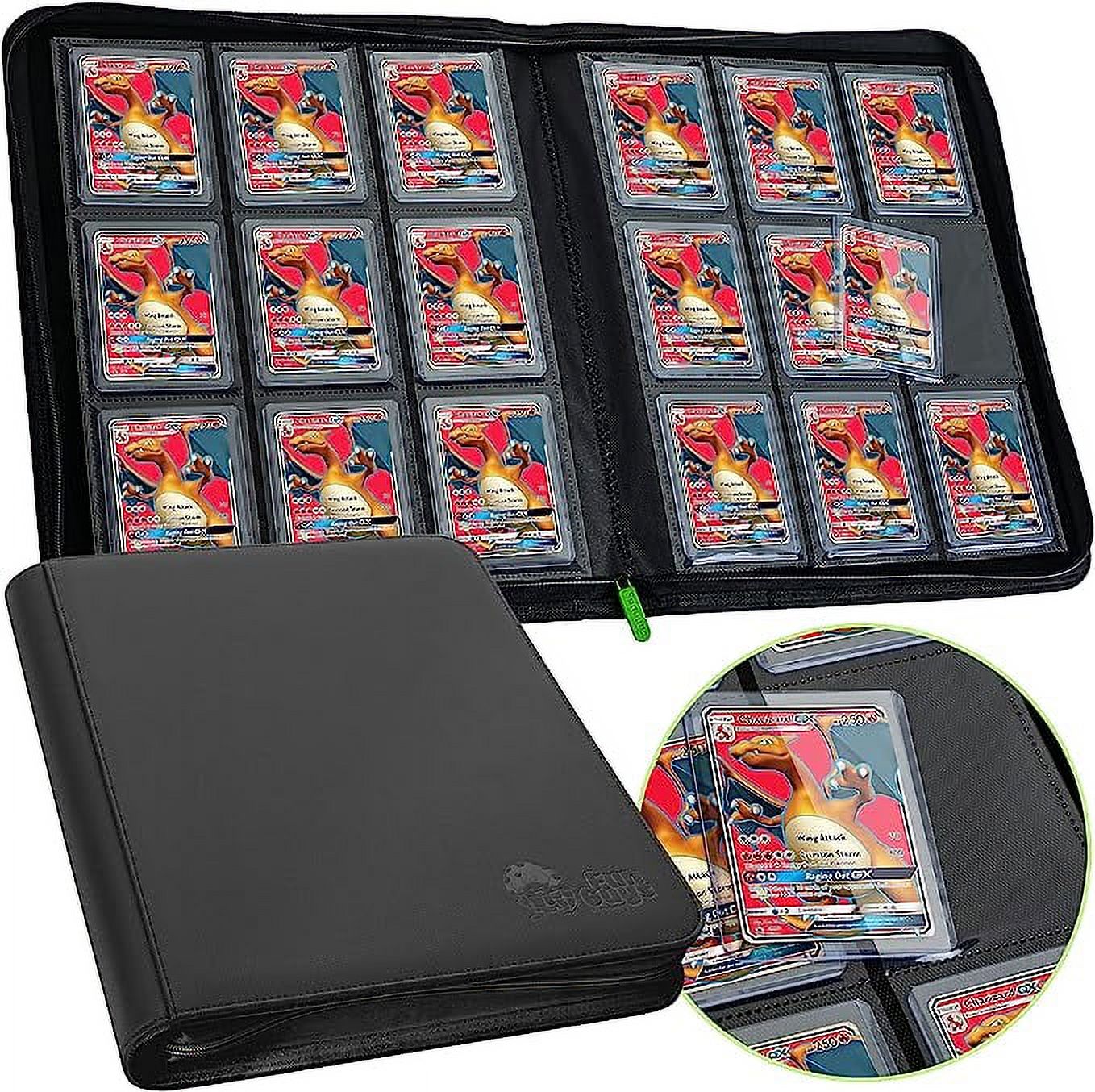BCW 9-Pocket LX Album – Zippered Toploader Binder, Holds 252 Cards, Dust Resistant