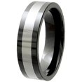 thumbnail image 1 of Classic Flat Ceramic Band Ring Size - 10, 1 of 1