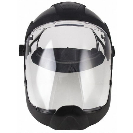 Sellstrom Sellstrom - Face Shield - DP4 Series - 9" x 12.125" x 0.060" Window - Clear AF - Ratcheting Headgear - with Chin Guard