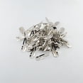 thumbnail image 2 of 2x 50pcs 5cm Broches Cabello Plateado Broches Cabello Clips para Manualidades DIY, 2 of 7