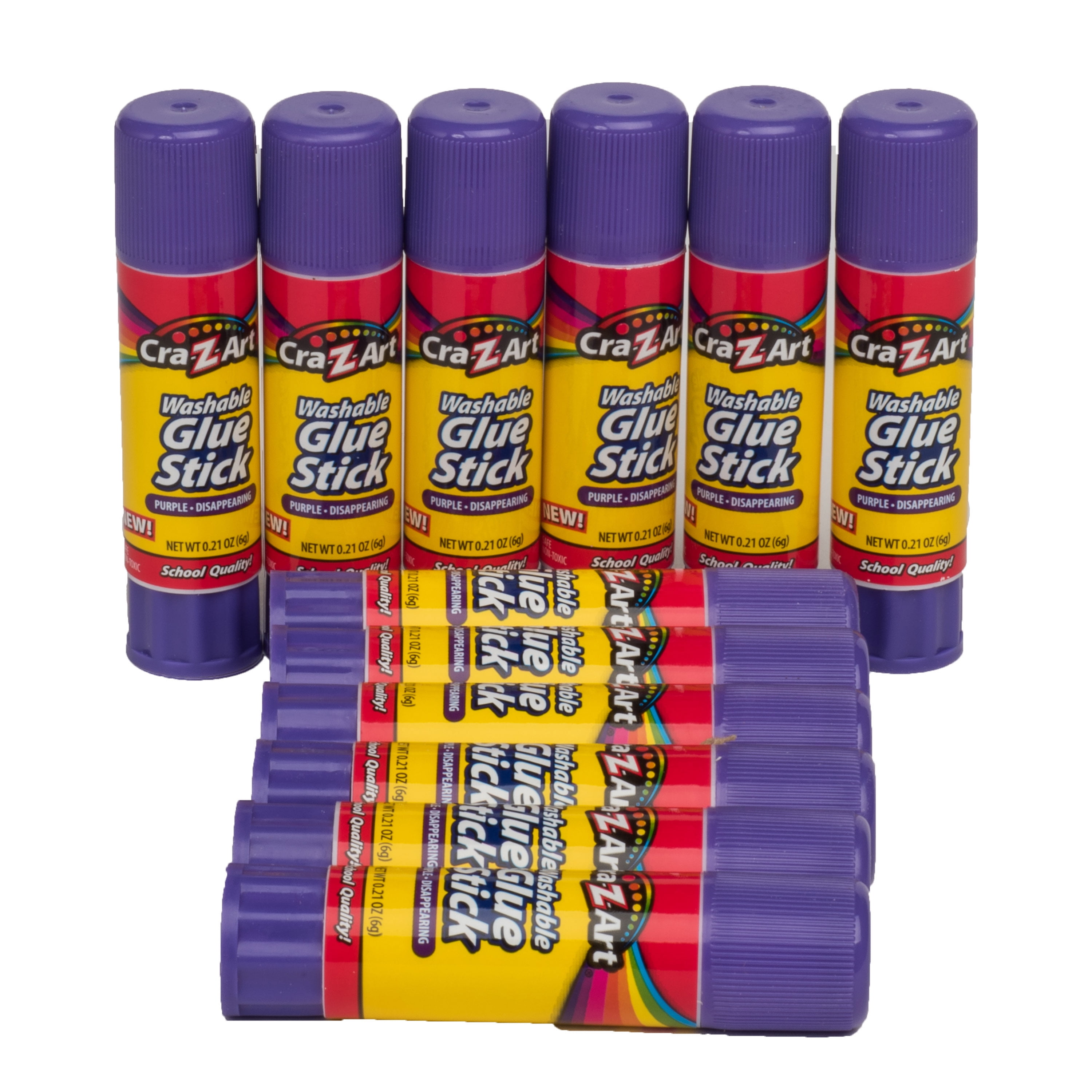 36 Colorations® Best-Value Washable Purple Glue Sticks, Large (.88 oz.)
