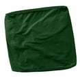 thumbnail image 4 of GROWTH TANK High Stretch Velvet Square Ottoman Cover Elastic Bottom for Living Room Washable Dark Green, 4 of 9