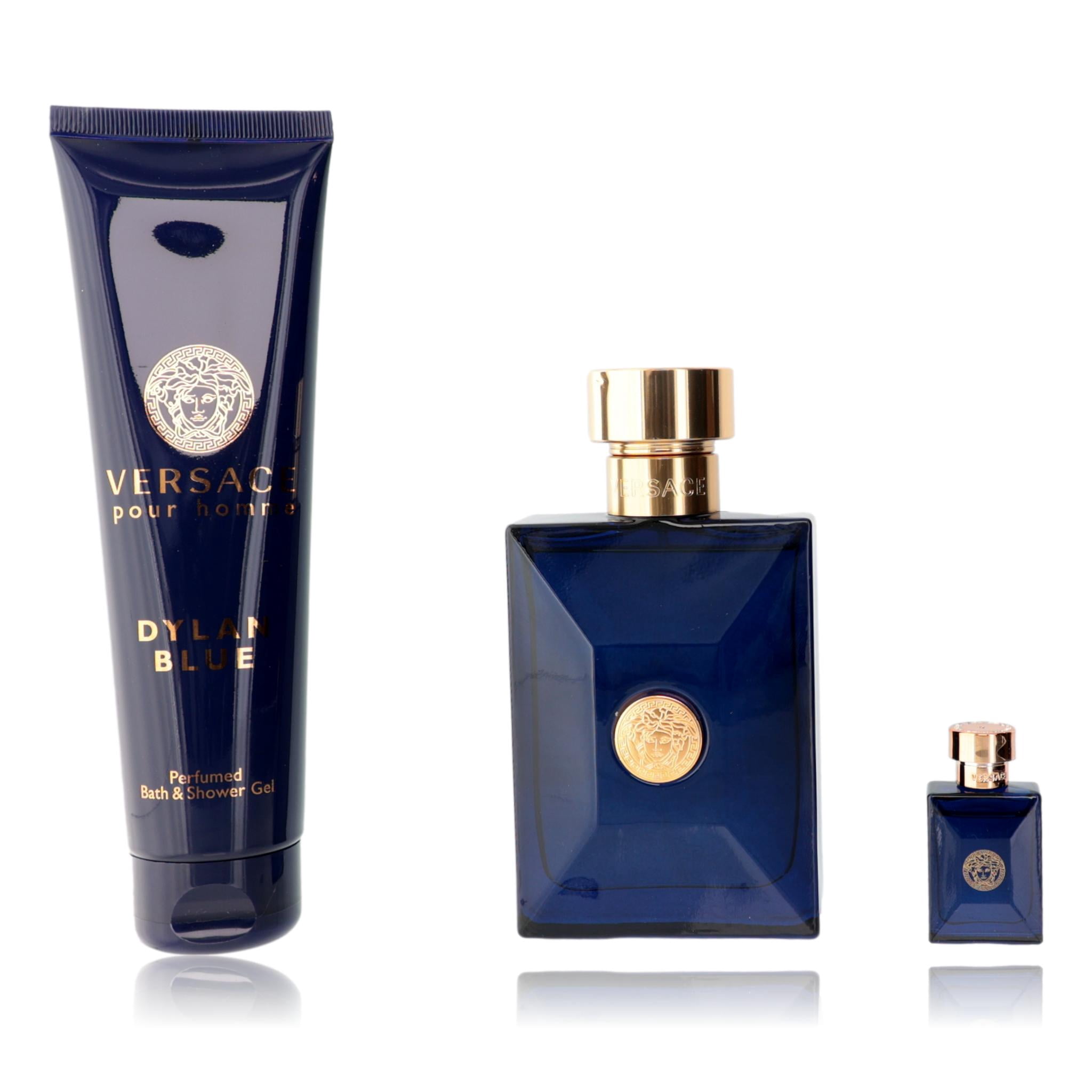 Versace Dylan Blue Pour Homme Cologne Gift Set for Men - 3.4oz EDT