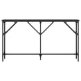 thumbnail image 2 of vidaXL Console Table Black 140x23x75 cm Engineered Wood, 2 of 5