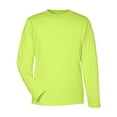 thumbnail image 4 of CORE365 CE10L Unisex Capital Long Sleeve Performance T-Shirt-Safety Yellow-XS, 4 of 6