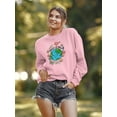 thumbnail image 2 of Protect The World Quote Sweatshirt Women -Image by Shutterstock, Female XX-Large, 2 of 4