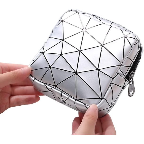 Bolsas de almacenamiento de toallas sanitarias, estuche de almacenamiento de almohadillas sanitarias portátiles, bolsa de período de menstruación femenina, bolsa de copa menstrual