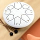 thumbnail image 3 of Fiudx Tambor de Mano de 6 Pulgadas con Sonido Relajante, Tambor de Acero Afinado Profesionalmente, Mazo de Madera Fácil de Tocar, Creación Musical para Meditación, Regalo para Músicos Adultos, Juego, 3 of 3