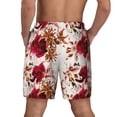 thumbnail image 4 of Goofa Lilies Flowers Printed Men's Swim Trunks Board Shorts Quick Dry Mens Swimming Trunks with Compression Liner,Breathable Fit Hawaii Beach Shorts-X-Large, 4 of 9