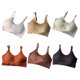 thumbnail image 4 of Guardurnaity Sujetador deportivo sin costuras para mujer para mayor comodidad y flexibilidad. Ropa interior para mujer. Sujetadores deportivos para Ropa interior Caqui, 4 of 4