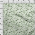 thumbnail image 3 of oneOone Polyester Spandex Mint Green Fabric Florals Sewing Craft Projects Fabric Prints By Yard 56 Inch Wide, 3 of 4