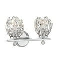 thumbnail image 3 of Chrome Two Light Bathroom Vanity from the Moreno Collection, 3 of 5