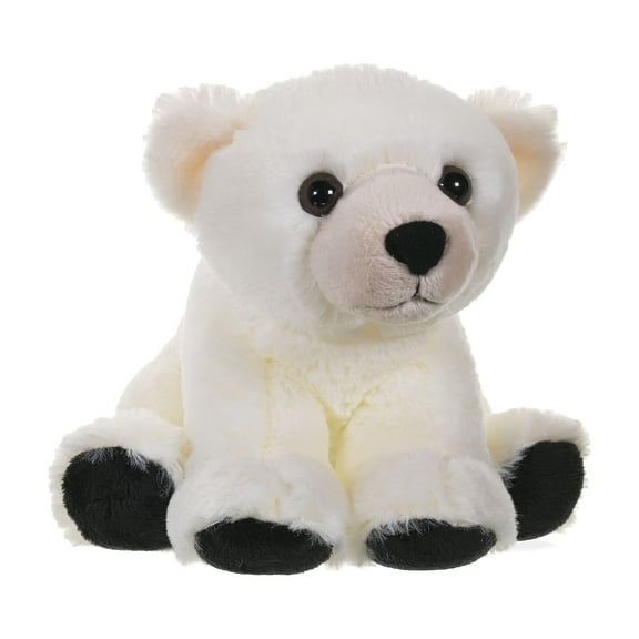Wild Republic Cuddlekins Mini Polar Bear Stuffed Animal, 8 Inches