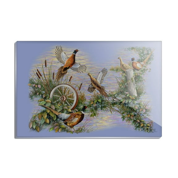 Pheasant in Nature Rectangle Acrylic Fridge Refrigerator Magnet