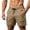 Khaki, variant on EOYWHK Mens Active Shorts Quick Dry Elastic Waist Drawstring Workout Shorts for Men Soft Lightweight Breathable Wear Daily Wear Outdoor Army Green, Size L