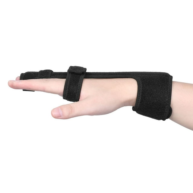 Finger Guard, Finger Guard Splint Finger Protector Black Finger Support Finger Stabilizer Finger Support Brace Easy-use For Sprains Tendonitis For Women Men Black